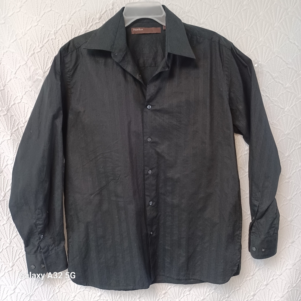 Perry Ellis Black Lightweight Shirt Size M